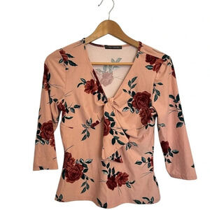 5/20$ Suzy  Sheir floral blouse